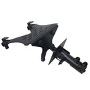 ProX X-LTF01WH Support de bras VESA pour moniteur d'étagère pour ordinateur portable s'adapte au support de haut-parleur (noir)