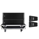 ProX X-RCF-HDL30A LAX2W Fits RCF HDL 30-A Line Array Speaker Flight Case W/Wheels (Holds 2 Speakers)