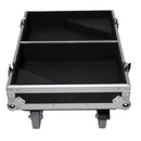 ProX X-RCF-NX12SMA Stage Monitor Flight Case For 2 RCF NX 12-SMA W/4" Wheels
