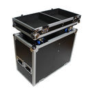 ProX X-RCF-NX15SMAX2W Stage Monitor Flight Case for 2 RCF NX 15-SMA w/4 Inch Casters