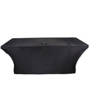 Prox x-st6bl 6 ft. Ouvrir le couvercle de table en spandex arrière (noir)