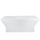 Prox x-st6w 6 pi. Ouvrez le couvercle de table en spandex / Scrim (blanc)