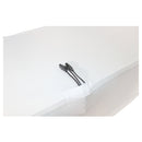 Prox x-st4w 4 ft. Ouvrez le couvercle de table en spandex / Scrim (blanc)