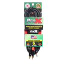 ProX XC-CMR6 Câble audio asymétrique mini TRS 1/8" vers double RCA haute performance - 6 pi.
