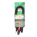 ProX XC-CMXF5 Câble Y audio asymétrique mini TRS-M 3,5 mm vers double XLR-F haute performance - 5 pi.