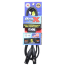 ProX XC-DMX05 5 Ft. DMX XLR3-M to XLR3-F High Performance Cable