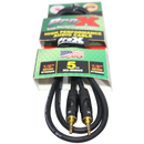 ProX XC-MM05 Câble audio haute performance équilibré TRS-M Mini 1/8" vers TRS-M Mini 1/8" - 5 pi.