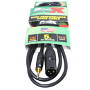 ProX XC-MXM05 Unbalanced Audio Cable 1/8" (3.5mm) TRS Mini to XLR-M - 5 Ft.