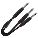 ProX XC-PYP03 1/4"  to Dual 1/4" High Performance Audio Cable - 3 Ft.