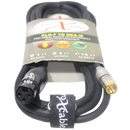 ProX XC-RXF10 10 pieds. Câble audio haute performance asymétrique RCA vers XLR3-F