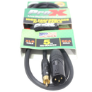 ProX XC-RXM05 5 Ft. Unbalanced RCA to XLR3-M High Performance Audio Cable
