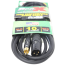 ProX XC-RXM10 10 pieds. Câble audio asymétrique haute performance RCA vers XLR3-M