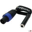 ProX XC-SQF 6ft. SpeakOn-M to 1/4" TS-F Female High Performance Speaker Cable