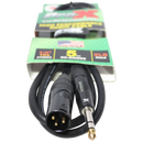 ProX XC-SXM05 5 Ft. Balanced XLR3-M to 1/4" TRS-M High Performance Audio Cable