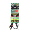 ProX XC-SYR03 Câble audio asymétrique haute performance 1/4" TRS-M vers double RCA-M - 3 pi.