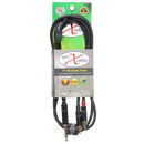 ProX XC-SYR05 Câble audio asymétrique haute performance 1/4" TRS-M vers double RCA-M - 5 pi.