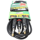 ProX XC-SYS10 1/4" TRS-M to Dual 1/4" TRS-M High Performance Audio Cable - 10 Ft.