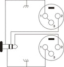 ProX XC-SYXM03 1/4" TRS-M Stereo to Dual XLR3-M High Performance Y Cable - 3 Ft.