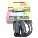 ProX XCP-DMX05 5 pi. Câble Premium DMX XLR3-M vers XLR3-F