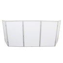 ProX XF-5X3048S 5 Panel Silver Chrome Frame DJ Facade With Stainless Quick Release