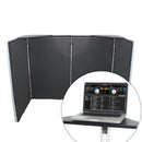 ProX XF-CSBX2 Ensemble universel d'étagères d'angle en aluminium pour façades DJ (Noir)