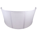 ProX XF-LUNA WH LUNA DJ Facade Matériel blanc à 5 panneaux avec kit Scrim blanc noir