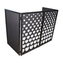 ProX XF-SHEARTSQ1X2 Stepped Hearts Facade Enhancement Scrims (White Hearts on Black)