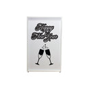 ProX XF-SNYTOAST New Year Toast Design Enhancement Scrim (Black Script on White)