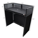 Station de table de façade pour cabine DJ ProX XF-VISTA BL MK2 Vista - Noir