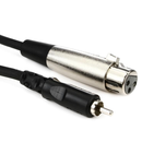 HOSA XRF-110 UNBALANCED INTERCONNECT RCA TO XLR3F, 10 FT - Red One Music