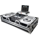 Prox XS-CDM3000wlt Flight Case DJ Coffin For Pioneer Mixer DJM-900NXS2 et 2 CDJ-3000 W-Wheels et Shelf d'ordinateur portable