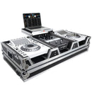 Prox XS-CDM3000wlt Flight Case DJ Coffin For Pioneer Mixer DJM-900NXS2 et 2 CDJ-3000 W-Wheels et Shelf d'ordinateur portable