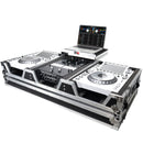 Prox XS-CDM3000wlt Flight Case DJ Coffin For Pioneer Mixer DJM-900NXS2 et 2 CDJ-3000 W-Wheels et Shelf d'ordinateur portable
