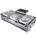 Prox XS-CDM3000wlt Flight Case DJ Coffin For Pioneer Mixer DJM-900NXS2 et 2 CDJ-3000 W-Wheels et Shelf d'ordinateur portable