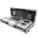 Prox XS-CDM3000wlt Flight Case DJ Coffin For Pioneer Mixer DJM-900NXS2 et 2 CDJ-3000 W-Wheels et Shelf d'ordinateur portable