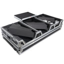Prox XS-CDM3000wlt Flight Case DJ Coffin For Pioneer Mixer DJM-900NXS2 et 2 CDJ-3000 W-Wheels et Shelf d'ordinateur portable
