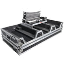 Prox XS-CDM3000wlt Flight Case DJ Coffin For Pioneer Mixer DJM-900NXS2 et 2 CDJ-3000 W-Wheels et Shelf d'ordinateur portable