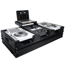 ProX XS-CDM3000WLTBL DJ Coffin Case for Pioneer 2X CDJ-3000 CD and DJM-900NXS2 Mixer W/Wheels & Laptop Shelf (Black on Black)