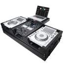 ProX XS-CDM3000WLTBL DJ Coffin Case for Pioneer 2X CDJ-3000 CD and DJM-900NXS2 Mixer W/Wheels & Laptop Shelf (Black on Black)