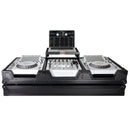 ProX XS-CDM3000WLTBL DJ Coffin Case for Pioneer 2X CDJ-3000 CD and DJM-900NXS2 Mixer W/Wheels & Laptop Shelf (Black on Black)