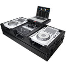 ProX XS-CDM3000WLTBL DJ Coffin Case for Pioneer 2X CDJ-3000 CD and DJM-900NXS2 Mixer W/Wheels & Laptop Shelf (Black on Black)