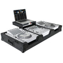 ProX XS-CDM3000WLTBL DJ Coffin Case for Pioneer 2X CDJ-3000 CD and DJM-900NXS2 Mixer W/Wheels & Laptop Shelf (Black on Black)