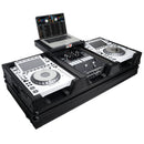 ProX XS-CDM3000WLTBL DJ Coffin Case for Pioneer 2X CDJ-3000 CD and DJM-900NXS2 Mixer W/Wheels & Laptop Shelf (Black on Black)