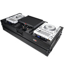 ProX XS-CDM3000WLTBL DJ Coffin Case for Pioneer 2X CDJ-3000 CD and DJM-900NXS2 Mixer W/Wheels & Laptop Shelf (Black on Black)
