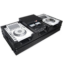 ProX XS-CDM3000WLTBL DJ Coffin Case for Pioneer 2X CDJ-3000 CD and DJM-900NXS2 Mixer W/Wheels & Laptop Shelf (Black on Black)