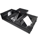 ProX XS-CDM3000WLTBL DJ Coffin Case for Pioneer 2X CDJ-3000 CD and DJM-900NXS2 Mixer W/Wheels & Laptop Shelf (Black on Black)