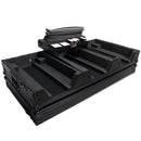 ProX XS-CDM3000WLTBL DJ Coffin Case for Pioneer 2X CDJ-3000 CD and DJM-900NXS2 Mixer W/Wheels & Laptop Shelf (Black on Black)