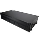 ProX XS-CDM3000WLTBL DJ Coffin Case for Pioneer 2X CDJ-3000 CD and DJM-900NXS2 Mixer W/Wheels & Laptop Shelf (Black on Black)