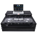 ProX XS-DDJREV7WLTBL Flight case style ATA pour contrôleur DJ Pioneer DDJ-REV7 avec étagère pour ordinateur portable (noir)