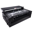 ProX XS-DDJREV7WLTBL Flight case style ATA pour contrôleur DJ Pioneer DDJ-REV7 avec étagère pour ordinateur portable (noir)
